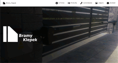 Desktop Screenshot of bramy-klepek.pl
